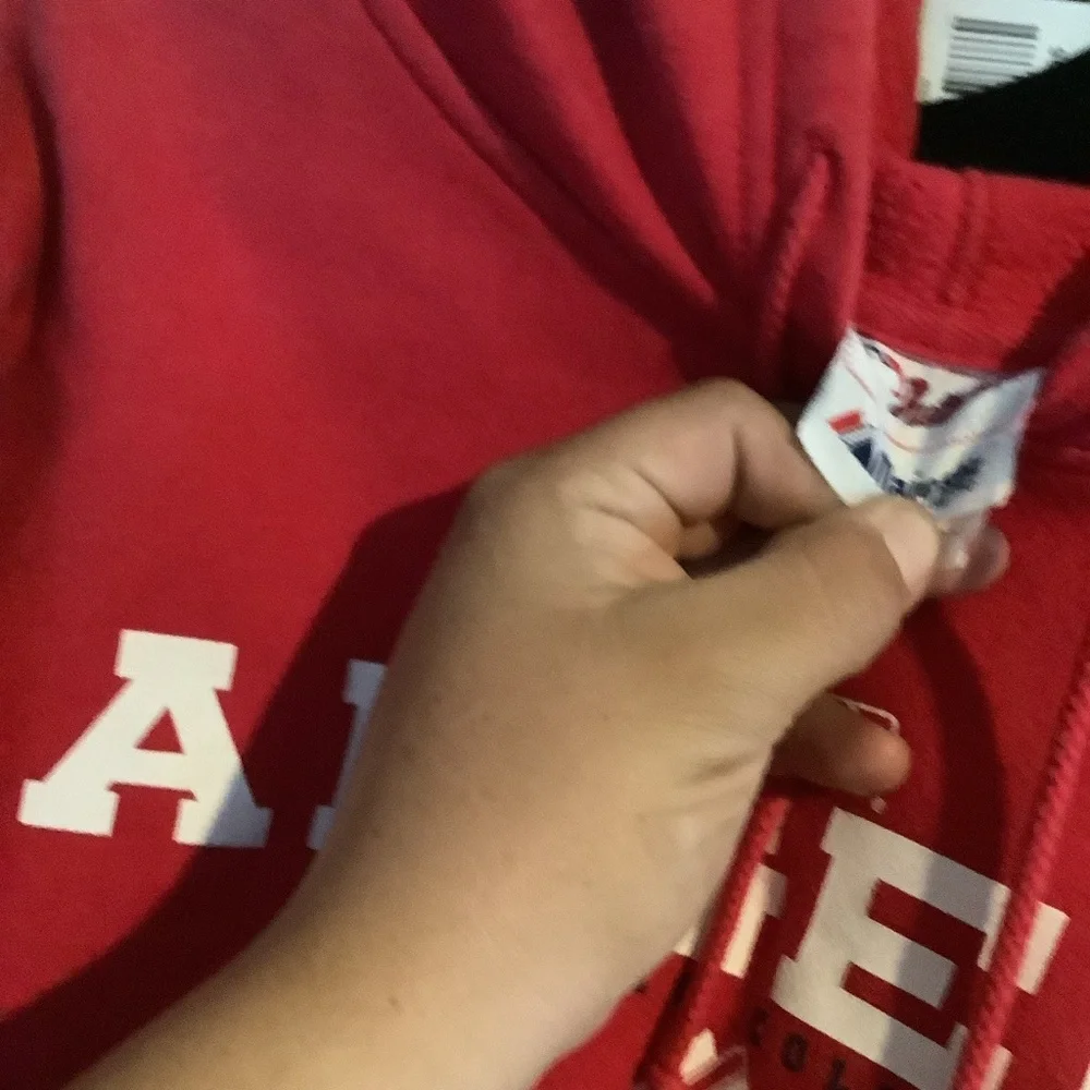 Majestic Authentic Anaheim Angels 2005 Hoodie Mens large l color red